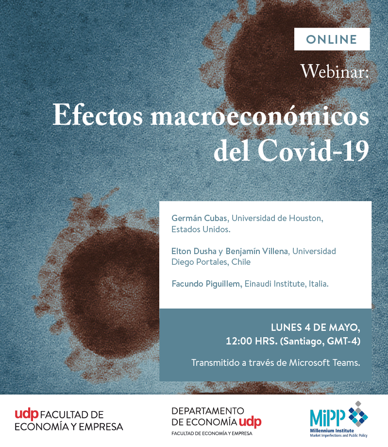 Webinar “Efectos macroeconómicos del Covid-19”, una experiencia internacional